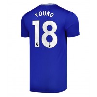 Camisa de Futebol Everton Ashley Young #18 Equipamento Principal 2024-25 Manga Curta